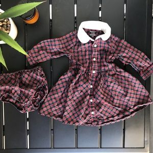 Ralph Lauren Tartan Plaid Dress and Bloomer